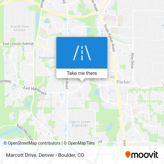 Marcott Drive map
