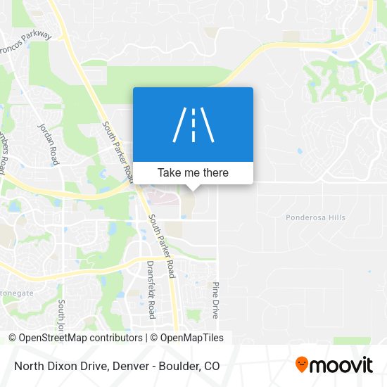 North Dixon Drive map