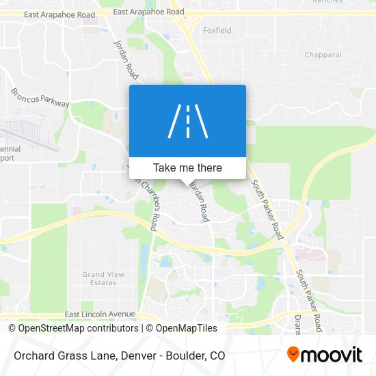 Orchard Grass Lane map
