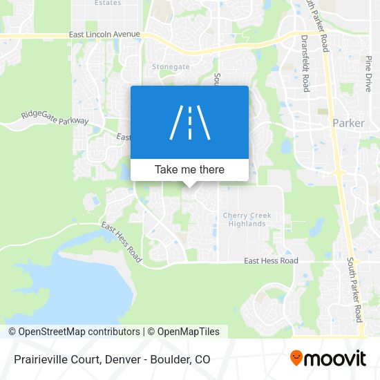 Prairieville Court map