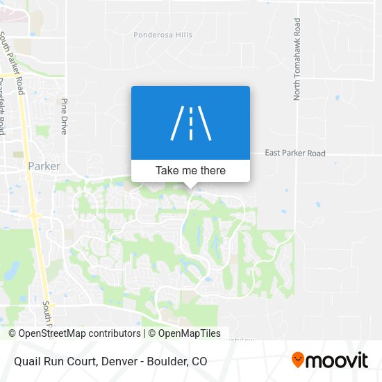 Quail Run Court map