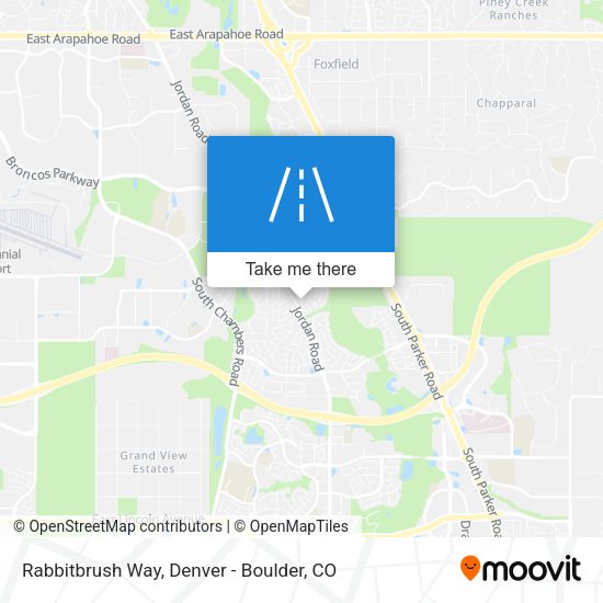 Rabbitbrush Way map