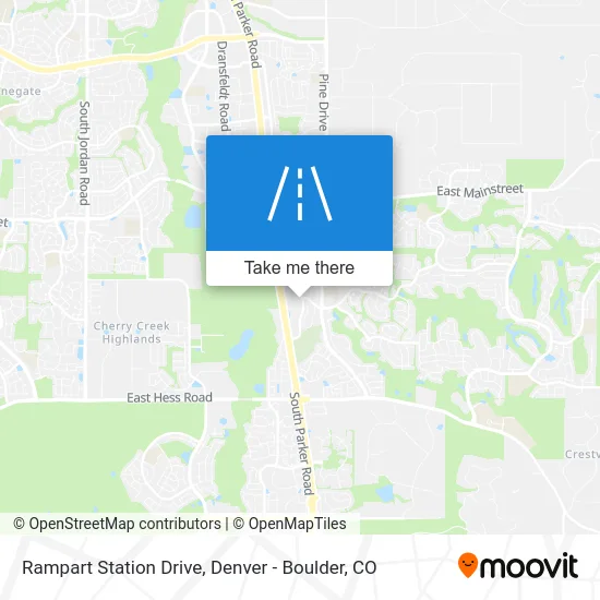 Rampart Station Drive map