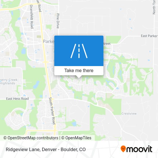 Ridgeview Lane map