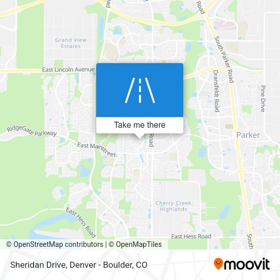 Sheridan Drive map