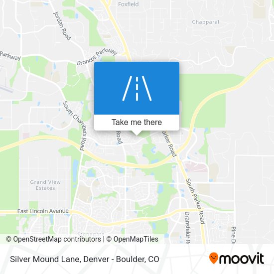 Silver Mound Lane map