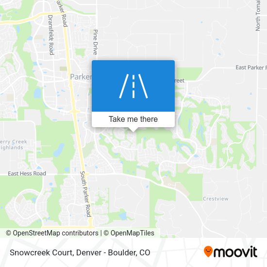 Snowcreek Court map