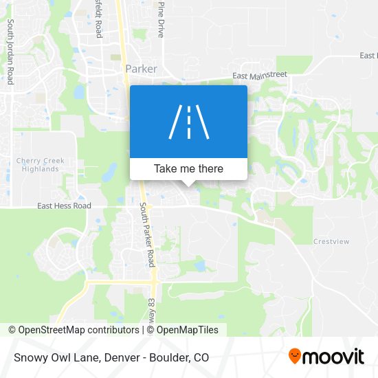 Mapa de Snowy Owl Lane
