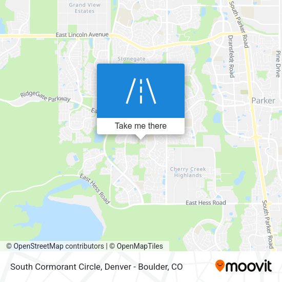 South Cormorant Circle map