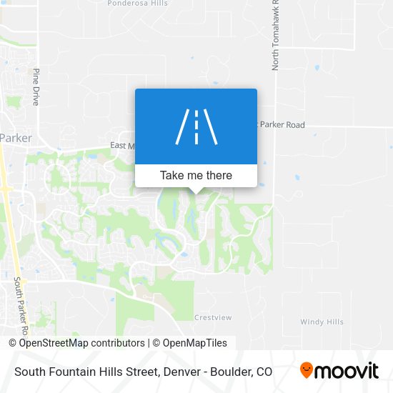 South Fountain Hills Street map