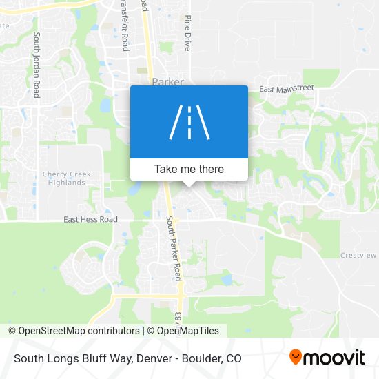 South Longs Bluff Way map