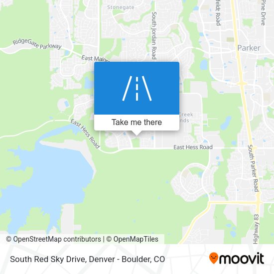 Mapa de South Red Sky Drive