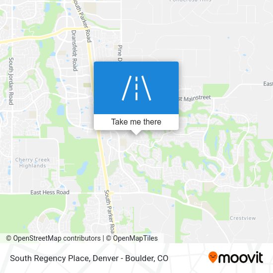 South Regency Place map
