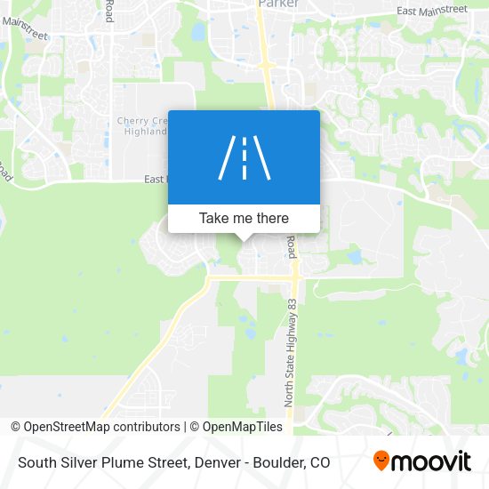 Mapa de South Silver Plume Street