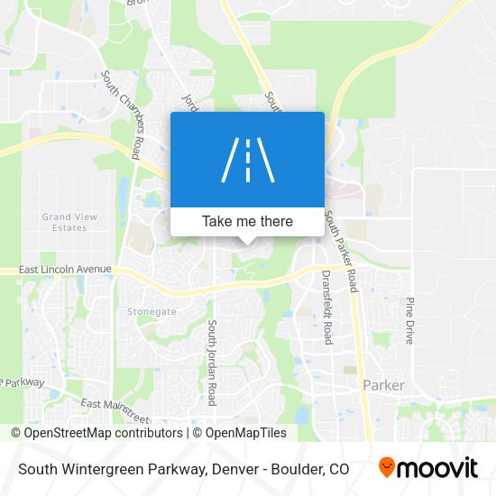 South Wintergreen Parkway map