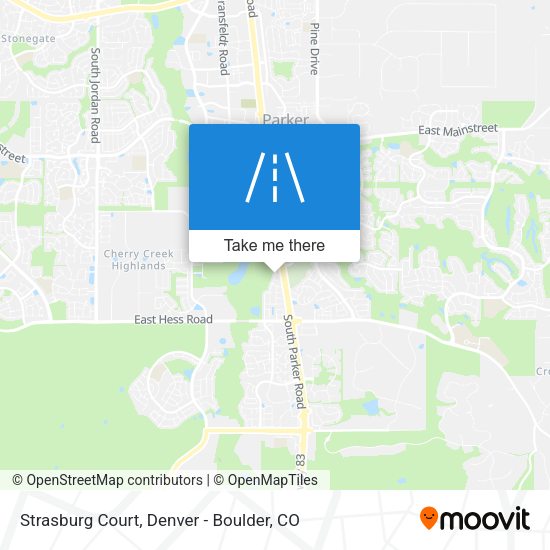 Strasburg Court map