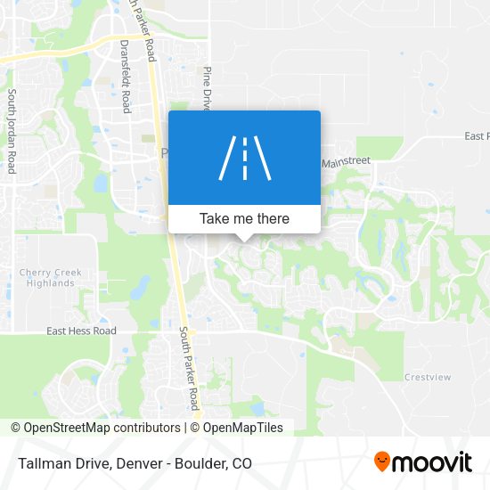 Tallman Drive map