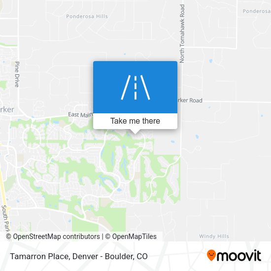 Tamarron Place map