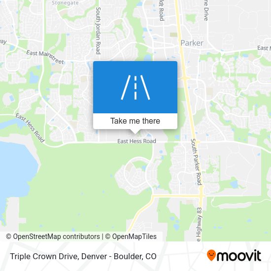Mapa de Triple Crown Drive