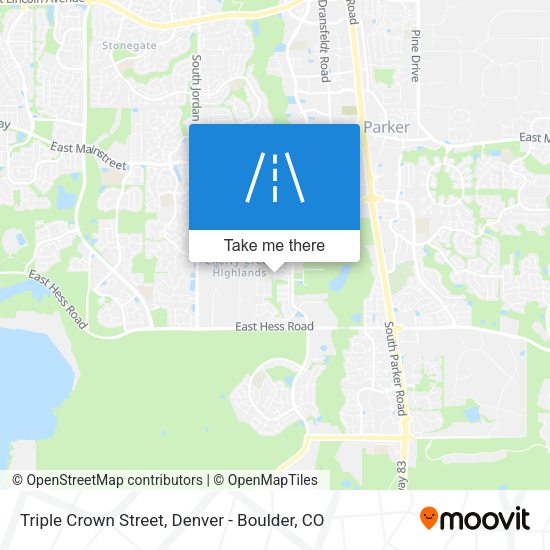 Triple Crown Street map