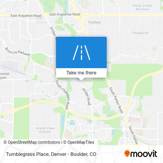 Tumblegrass Place map