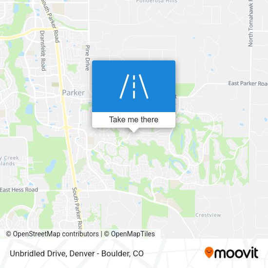 Unbridled Drive map