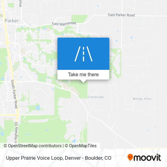 Upper Prairie Voice Loop map