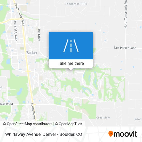 Mapa de Whirlaway Avenue