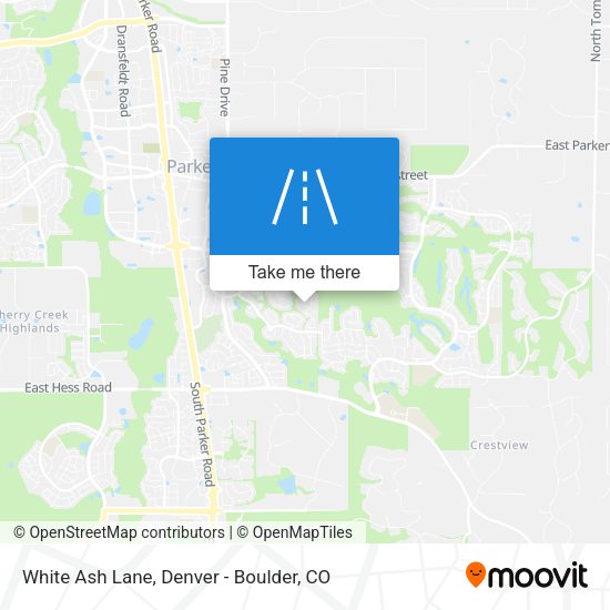 Mapa de White Ash Lane