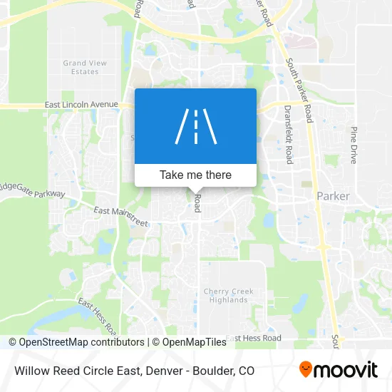 Willow Reed Circle East map
