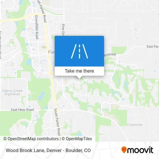 Wood Brook Lane map