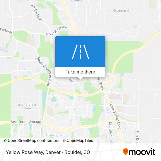 Yellow Rose Way map