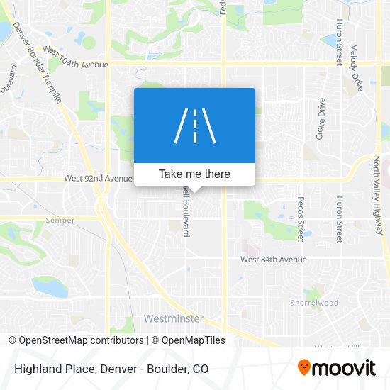 Highland Place map