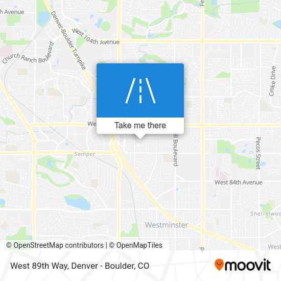 Mapa de West 89th Way