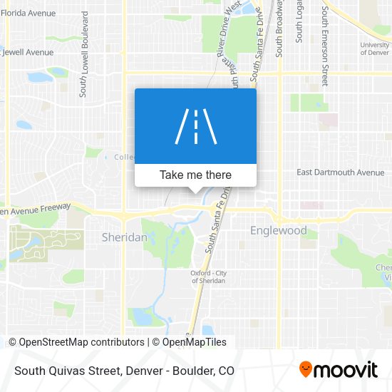 South Quivas Street map
