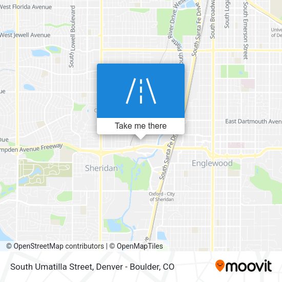 South Umatilla Street map