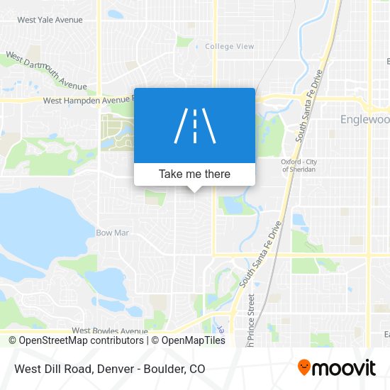 West Dill Road map