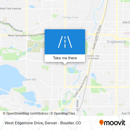 Mapa de West Edgemore Drive