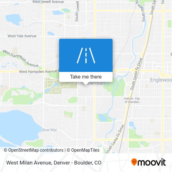 West Milan Avenue map