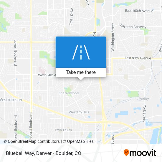 Mapa de Bluebell Way