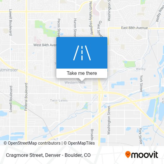 Cragmore Street map
