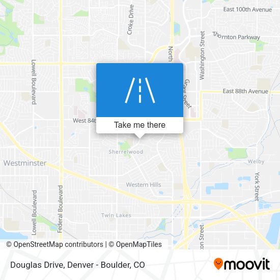 Mapa de Douglas Drive