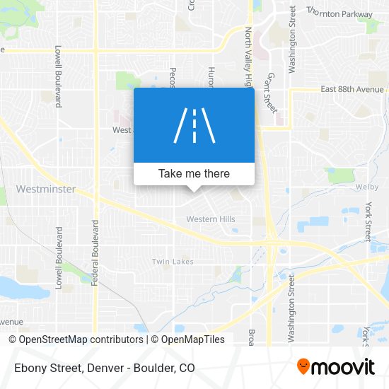 Mapa de Ebony Street