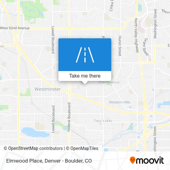 Mapa de Elmwood Place