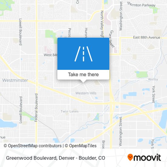 Mapa de Greenwood Boulevard