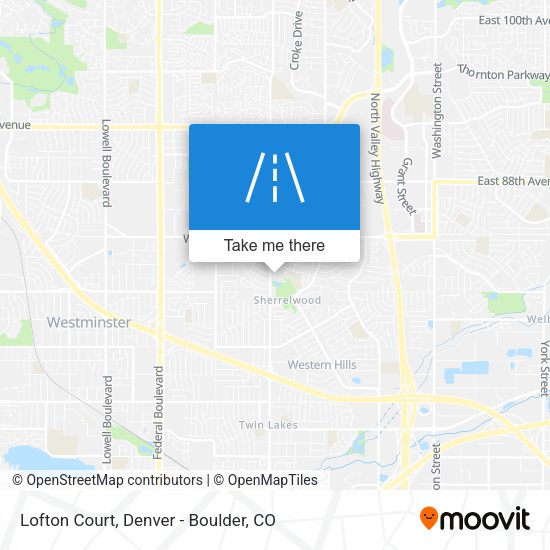 Mapa de Lofton Court