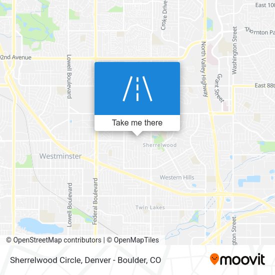 Mapa de Sherrelwood Circle