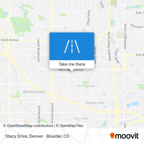 Mapa de Stacy Drive