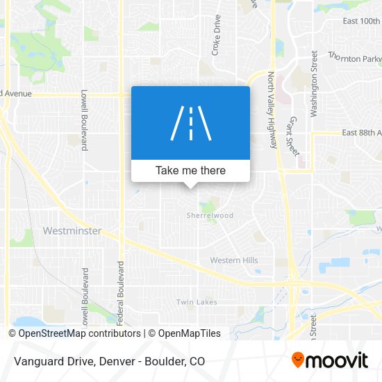 Vanguard Drive map