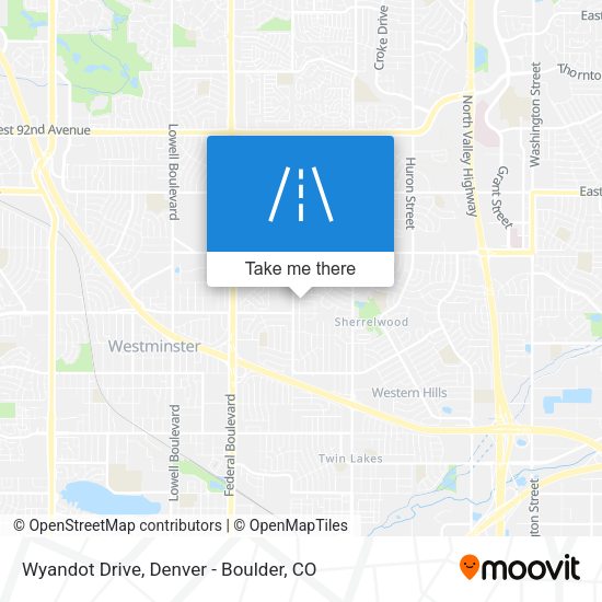 Wyandot Drive map